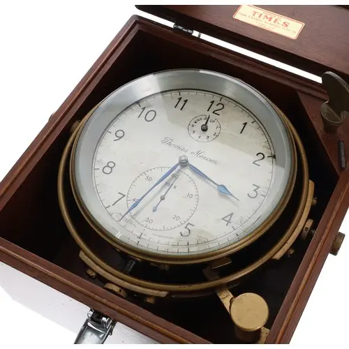 Thomas Mercer Ltd eight day marine chronometer, no. 992N, si...