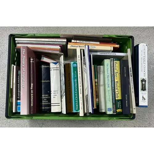 Quantity of horology related reference book, some relating t...