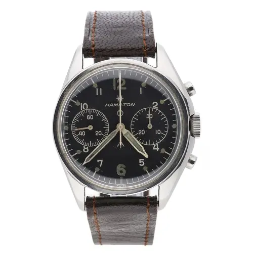 Hamilton British Military Royal Navy 'Fab Four' chronograph ...