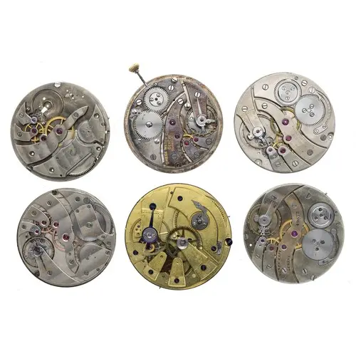 Omega dress lever pocket watch movement for repair, serial n...