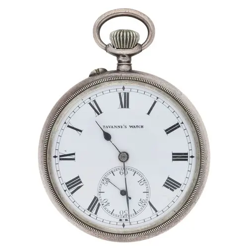 Tavanne's Watch - silver (0.935) 'Borgel' cased lever pocket...