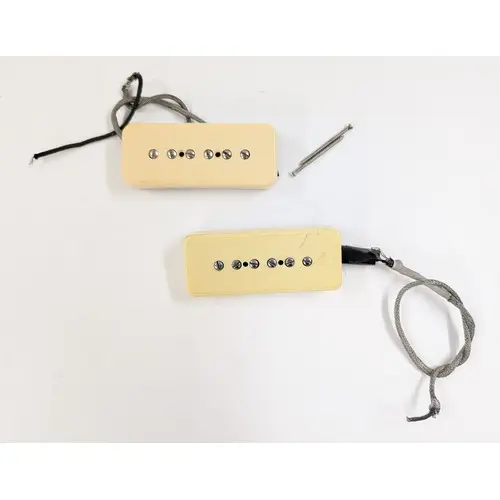 Two Gibson P90 guitar pickups, possibly in need of repair...