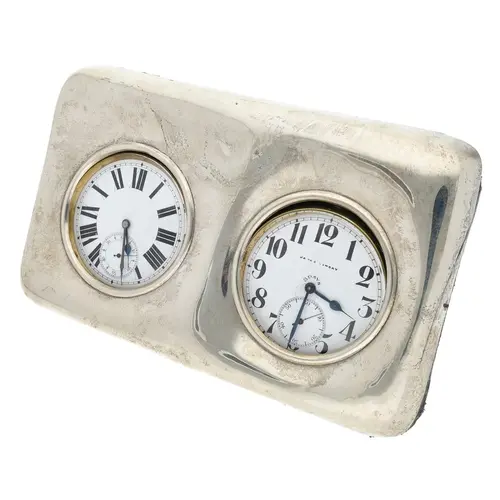 Doxa nickel cased lever Goliath pocket watch, signed movemen...