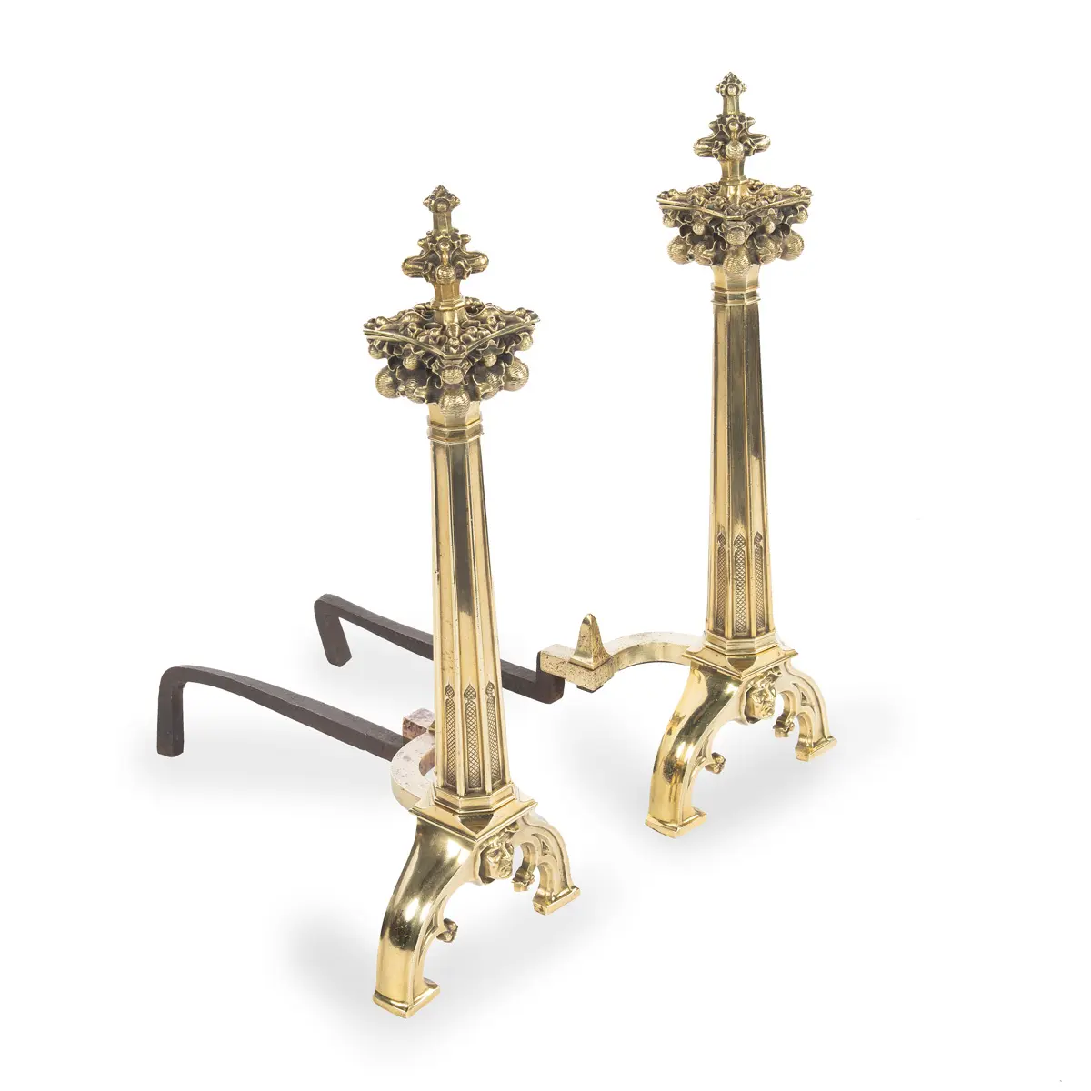 A Fine and Interesting Pair of Late 19th Century Gothic Revival Ormolu