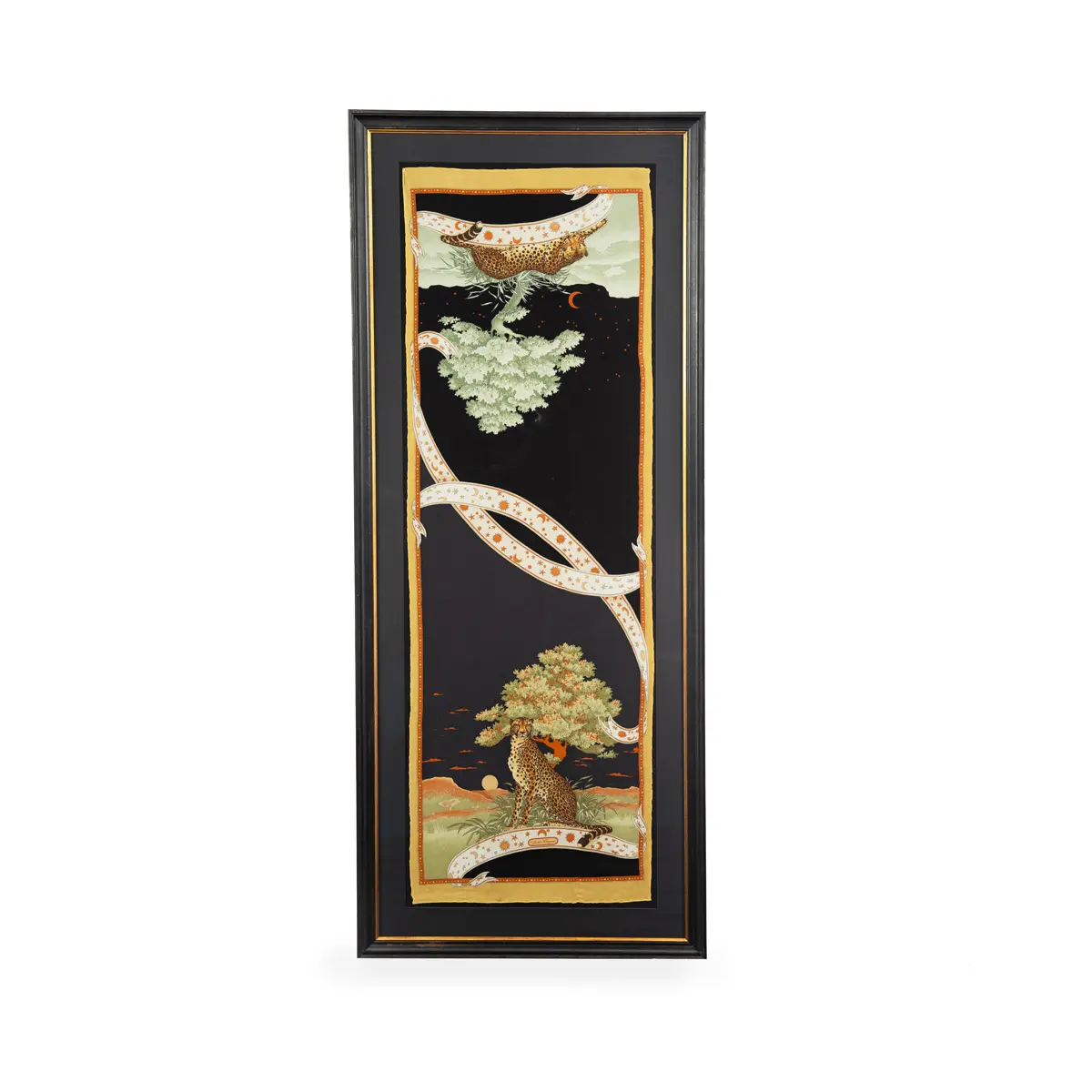 Framed Rectangular Silk Salvatore Ferragamo Scarf