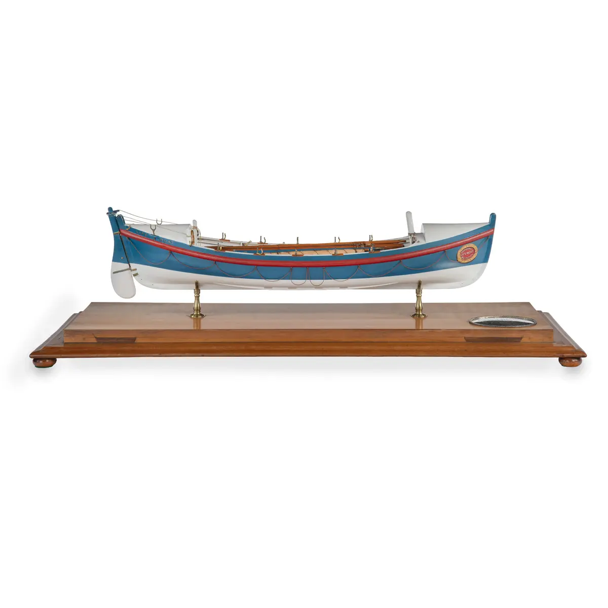 A very fine model of a lifeboat presented to F.J. Blake Esq in 1873