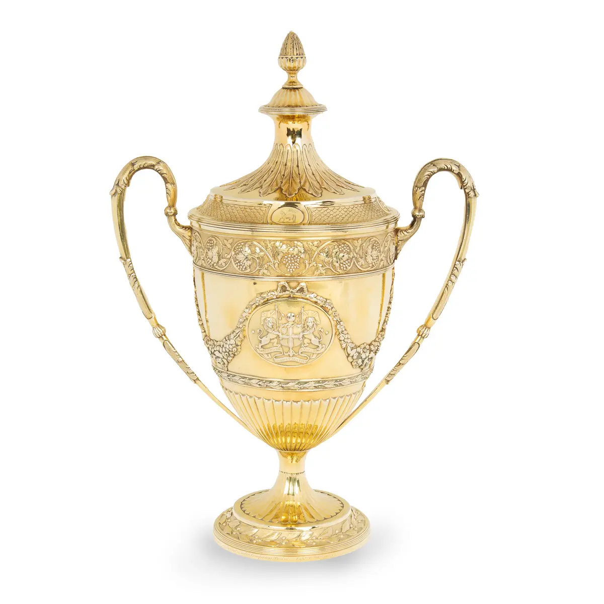 The large and interesting silver gilt trophy of Captain George Welstead