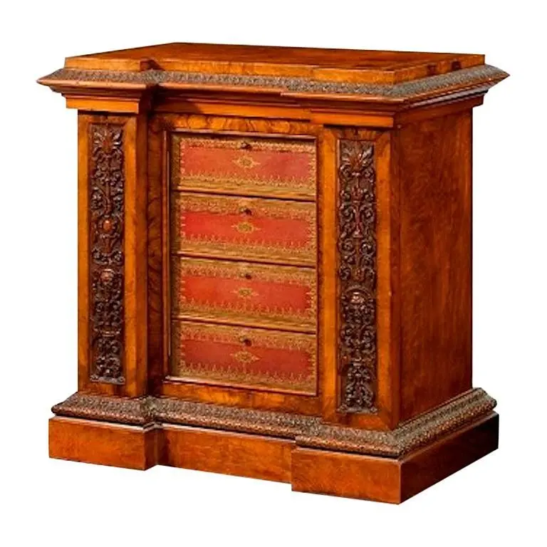 A Victorian library cabinet