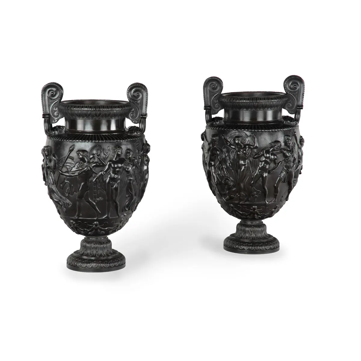 A Fine Pair of Mid 19th Century Bronze Grand Tour Copies of the Townley