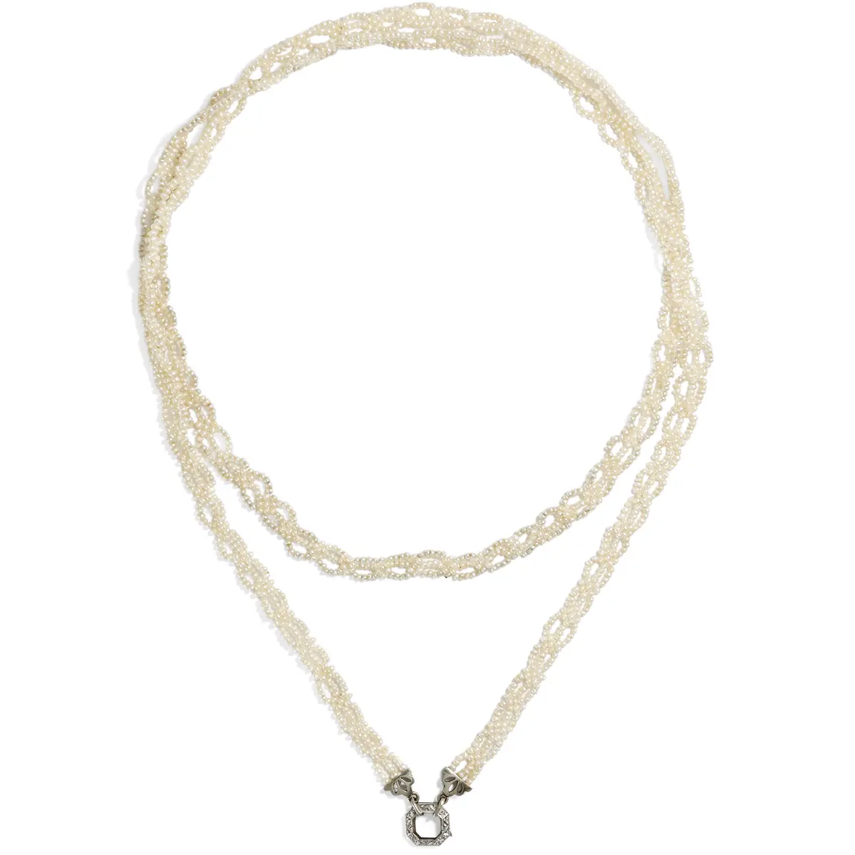 Long Antique Art Deco Pearl Sautoir Necklace, c. 1925