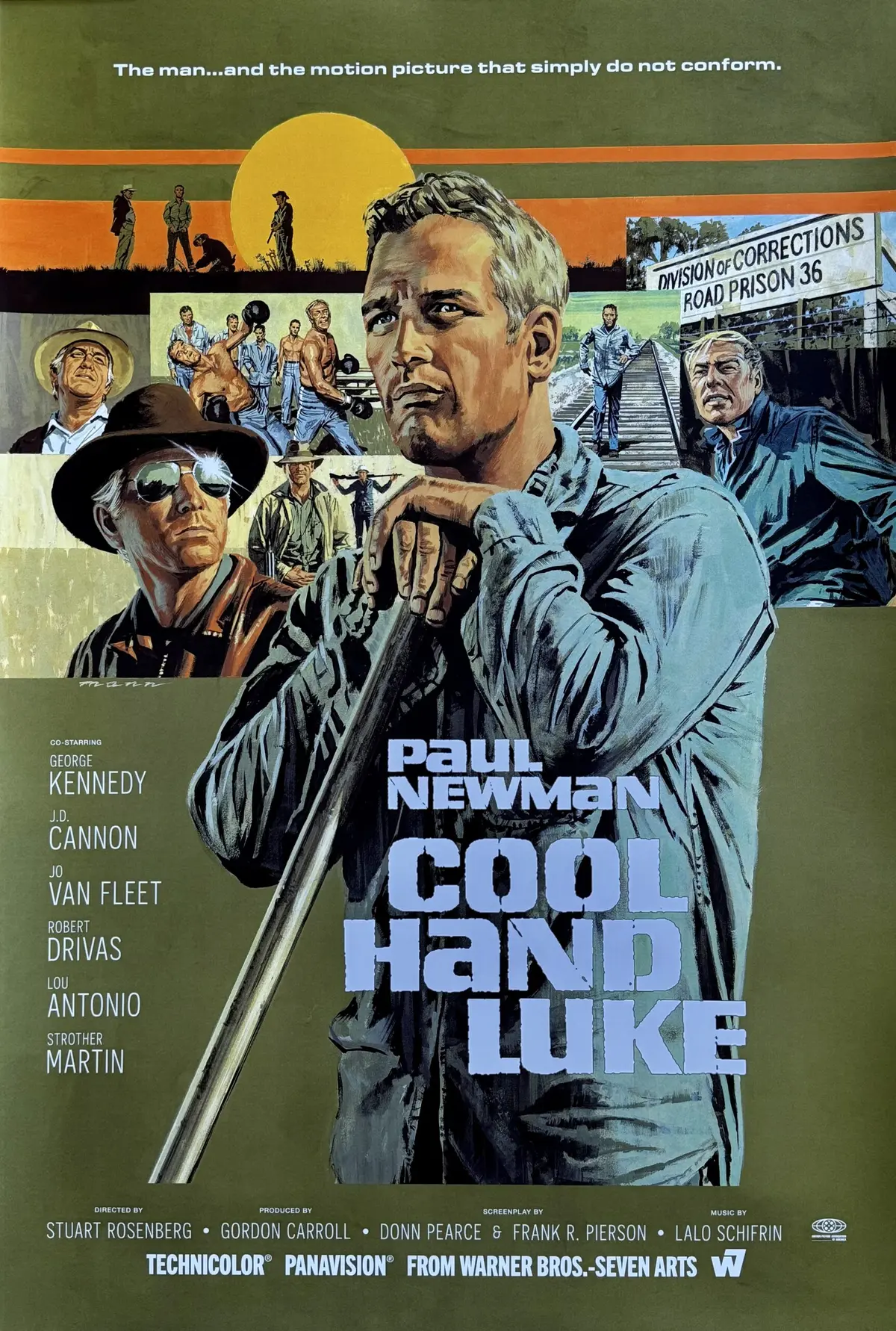 Cool Hand Luke Alternative Movie Poster - Paul Newman