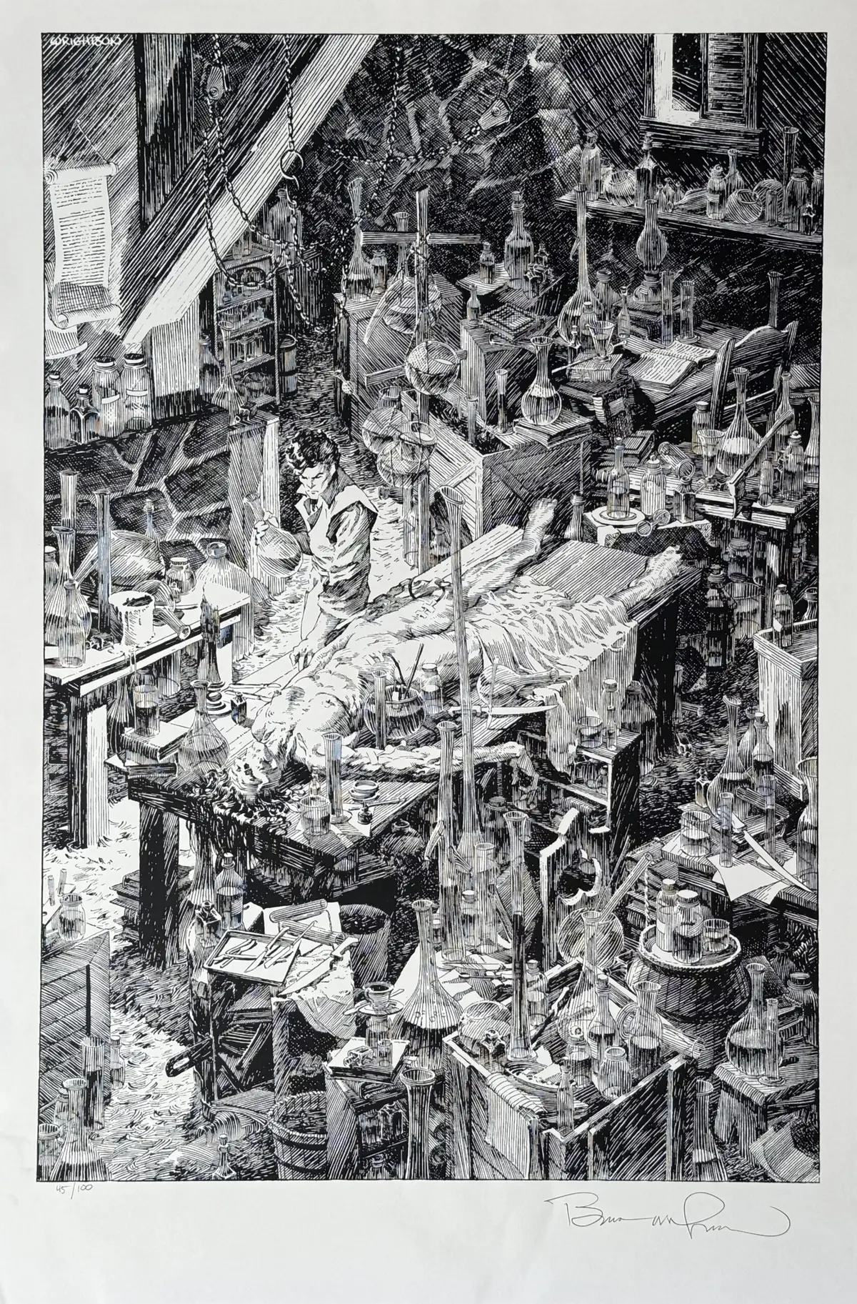 Frankenstein Alternative Movie Poster - Bernie Wrightson -