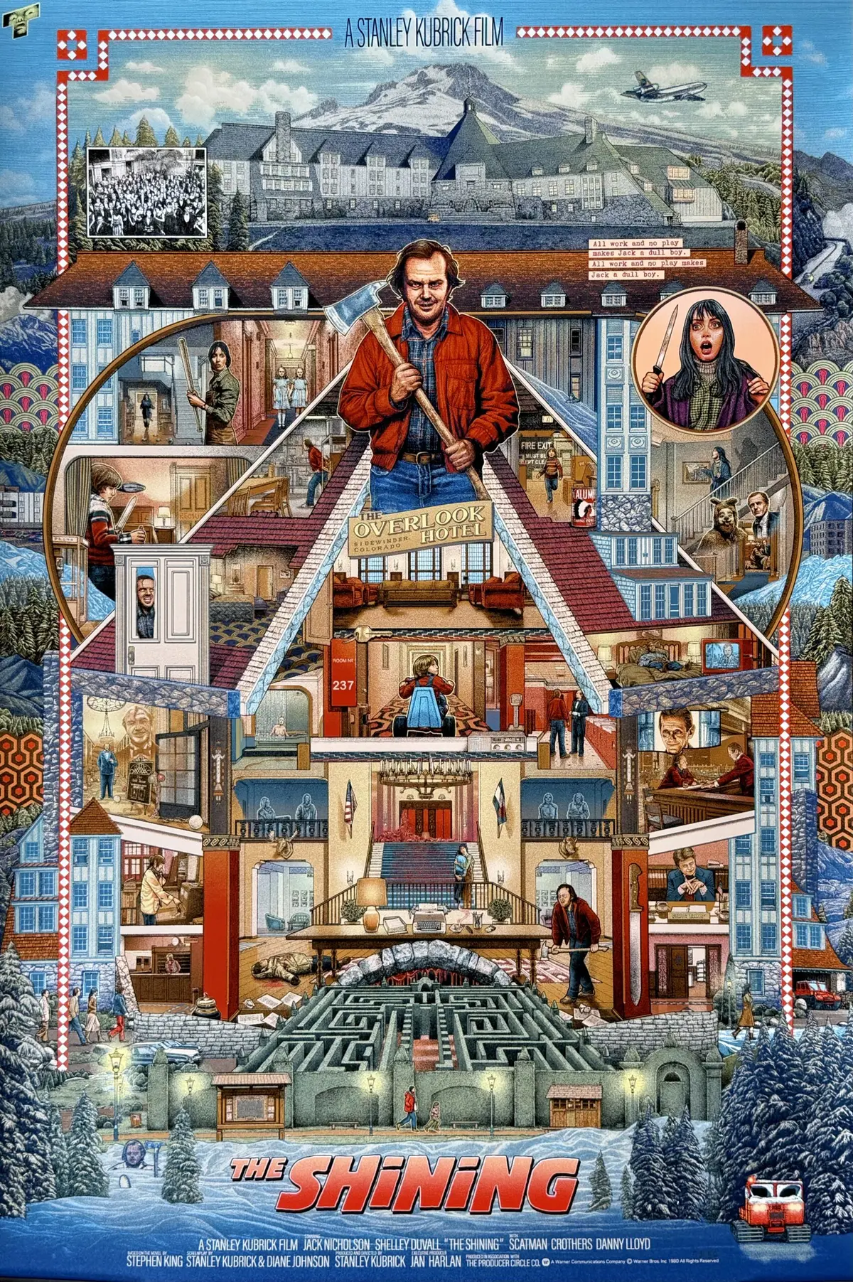 The Shining Alternative Movie Poster - Stanley Kubrick