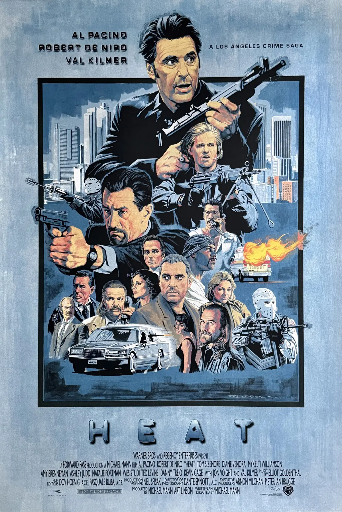 HEAT Alternative Movie Poster - Michael Mann - Al Pacino