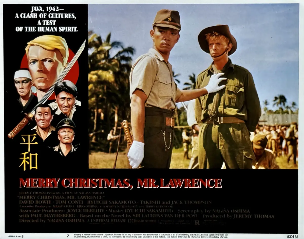Original Merry Christmas Mr. Lawrence Movie Poster - David Bowie