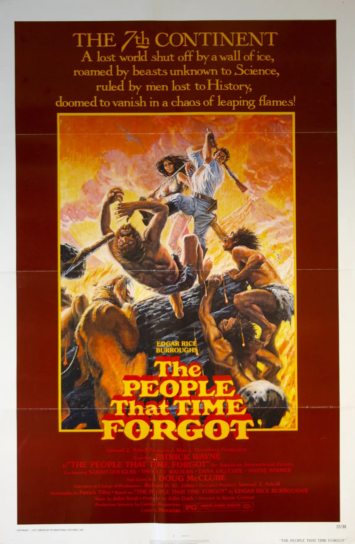 The People That Time Forgot Movie Poster - Rare Film Poster