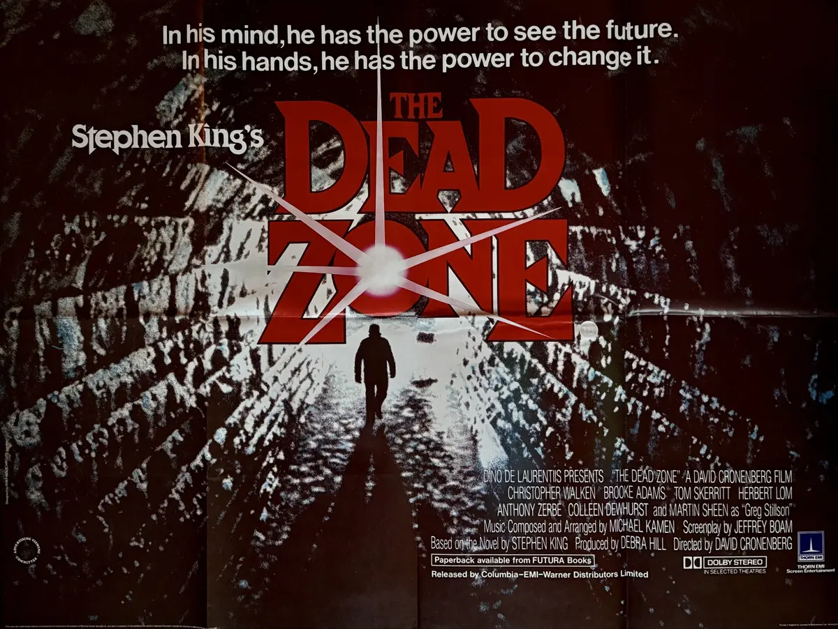 Original Dead Zone Movie Poster - Stephen King