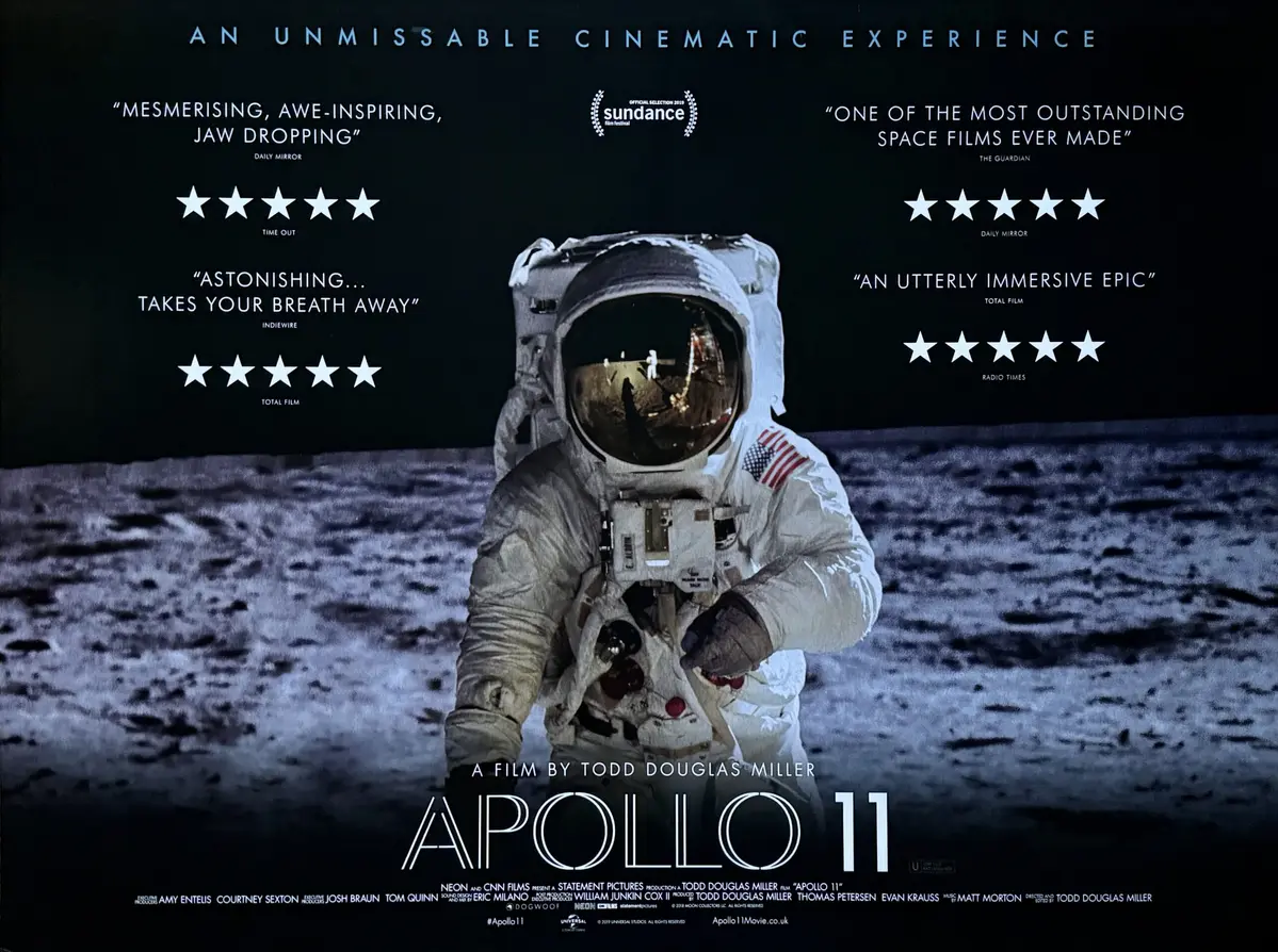 Original Apollo 11 Movie Poster - Neil Armstrong - Buzz Aldrin
