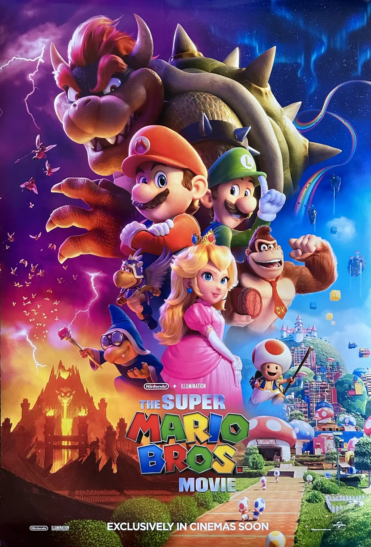 The Super Mario Bros. Movie Poster - Nintendo - Chris Pratt - Luigi