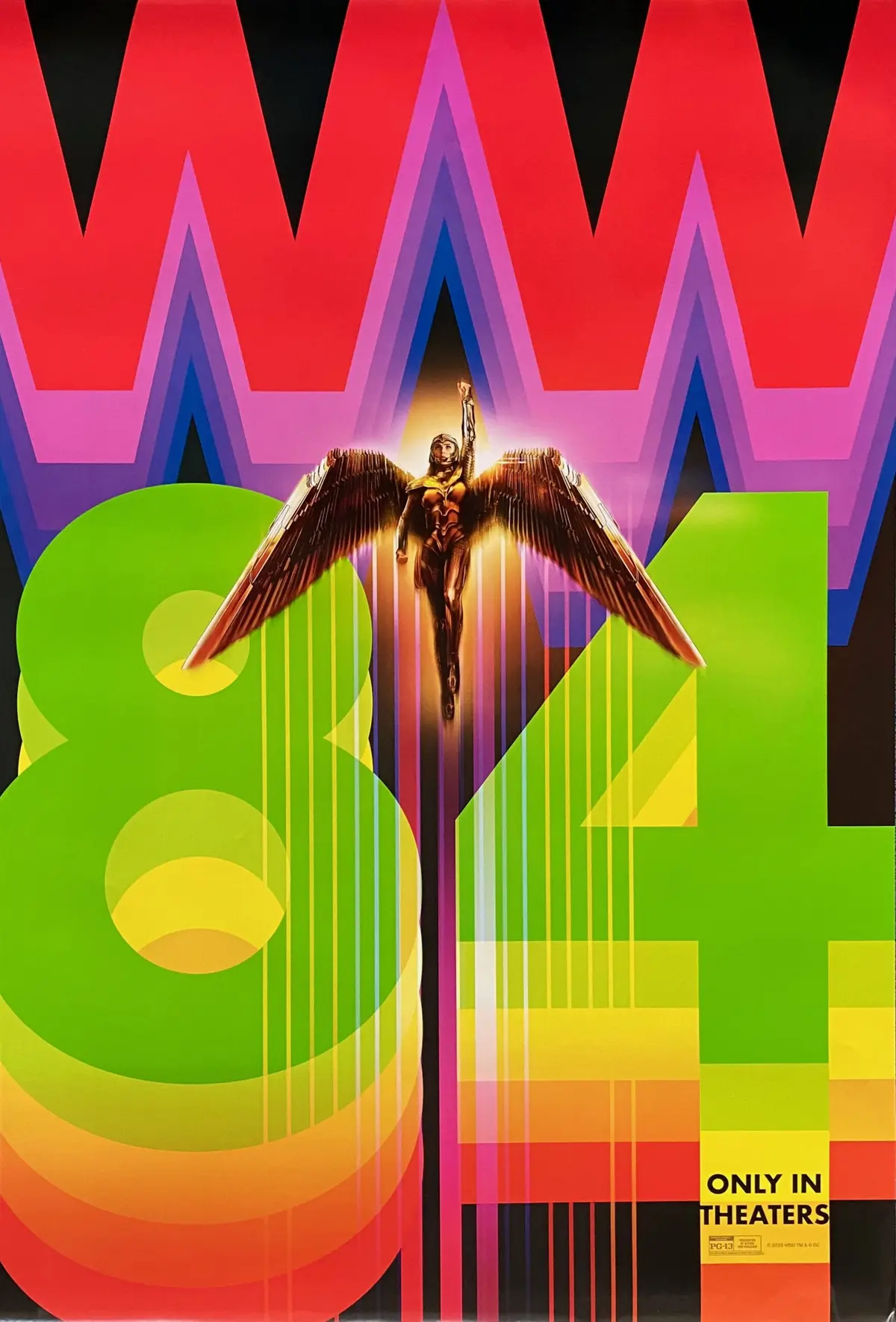 Original Wonder Woman 1984 Movie Poster - Gal Gadot - WW84