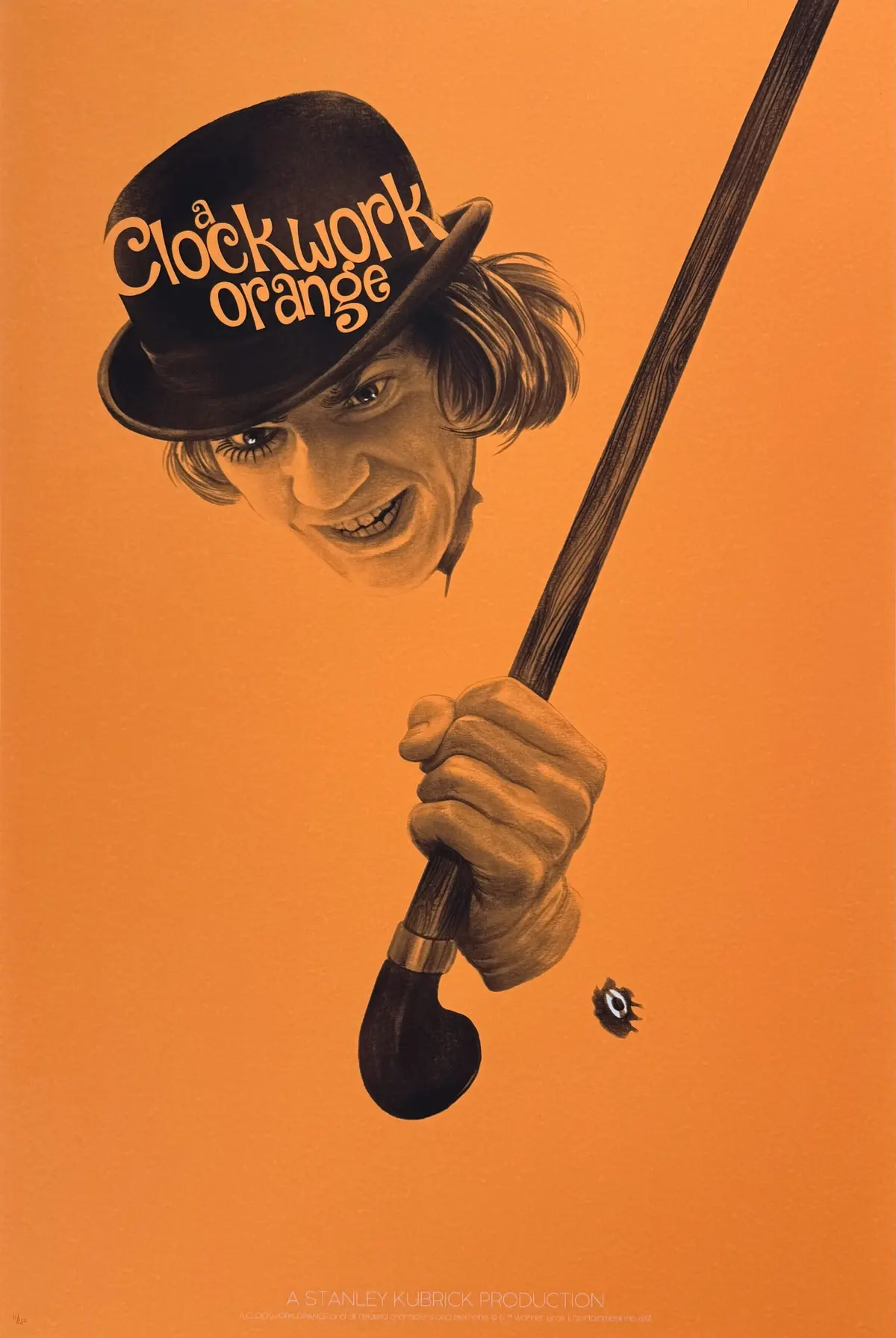 Original Clockwork Orange Movie Poster - Stanley Kubrick