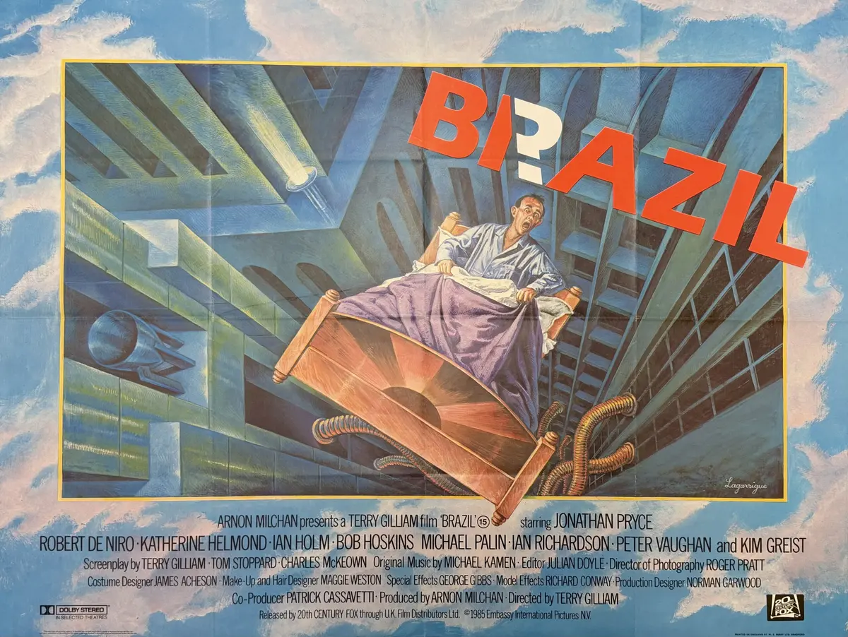 Original Brazil Movie Poster - Terry Gilliam - Robert De Niro