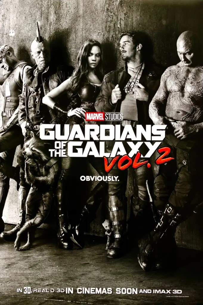 Original Guardians of the Galaxy Vol. 2 Movie Poster - Marvel Studios