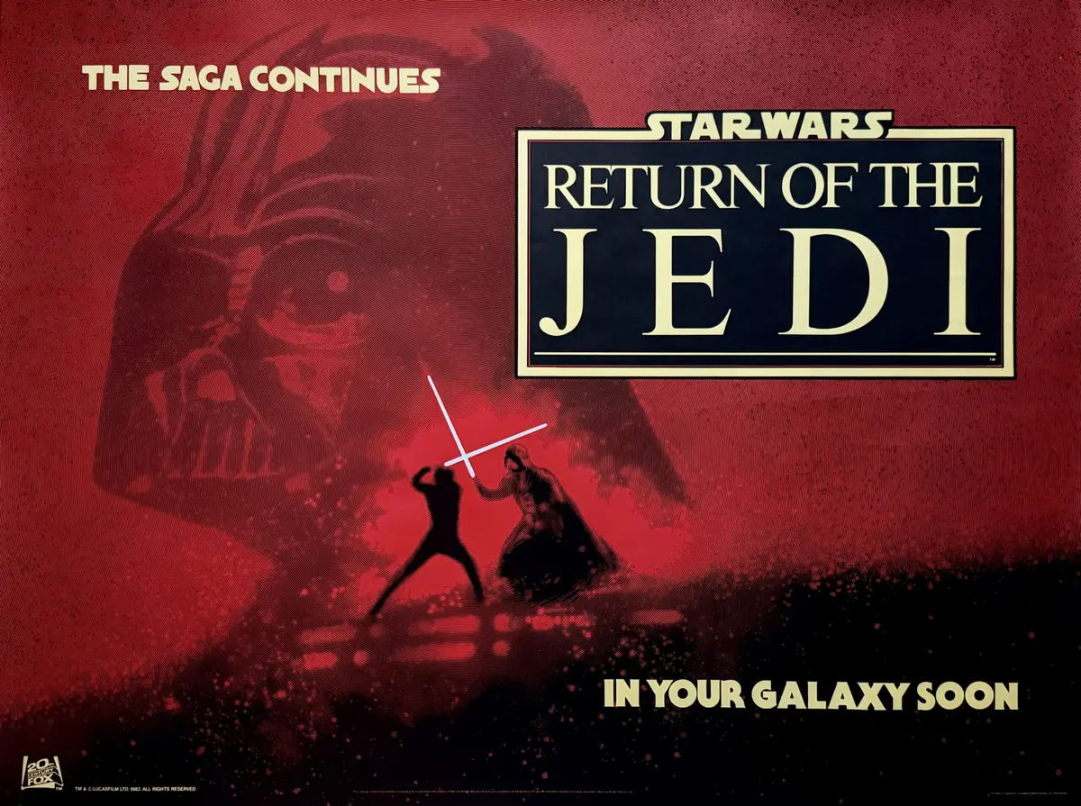 Original Star Wars: Episode VI - Return of the Jedi Movie Poster