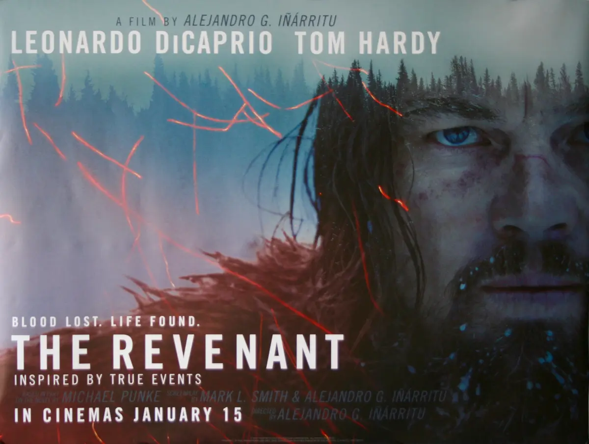 Original The Revenant Movie Poster - Leonardi DiCaprio - Tom Hardy