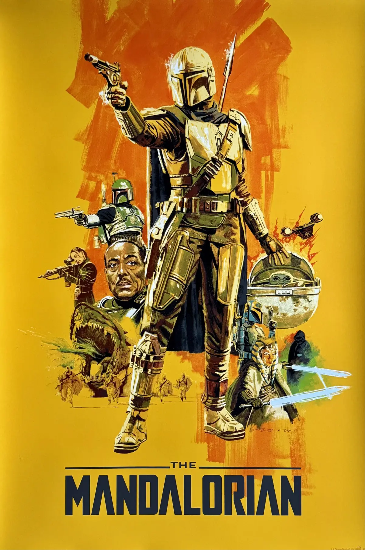 The Mandalorian Alternative Poster - Grogu - Paul Mann