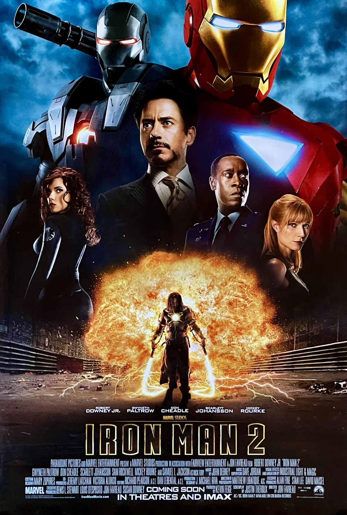 Original Iron Man 2 Movie Poster - Tony Stark - Marvel Studios - Iron Man