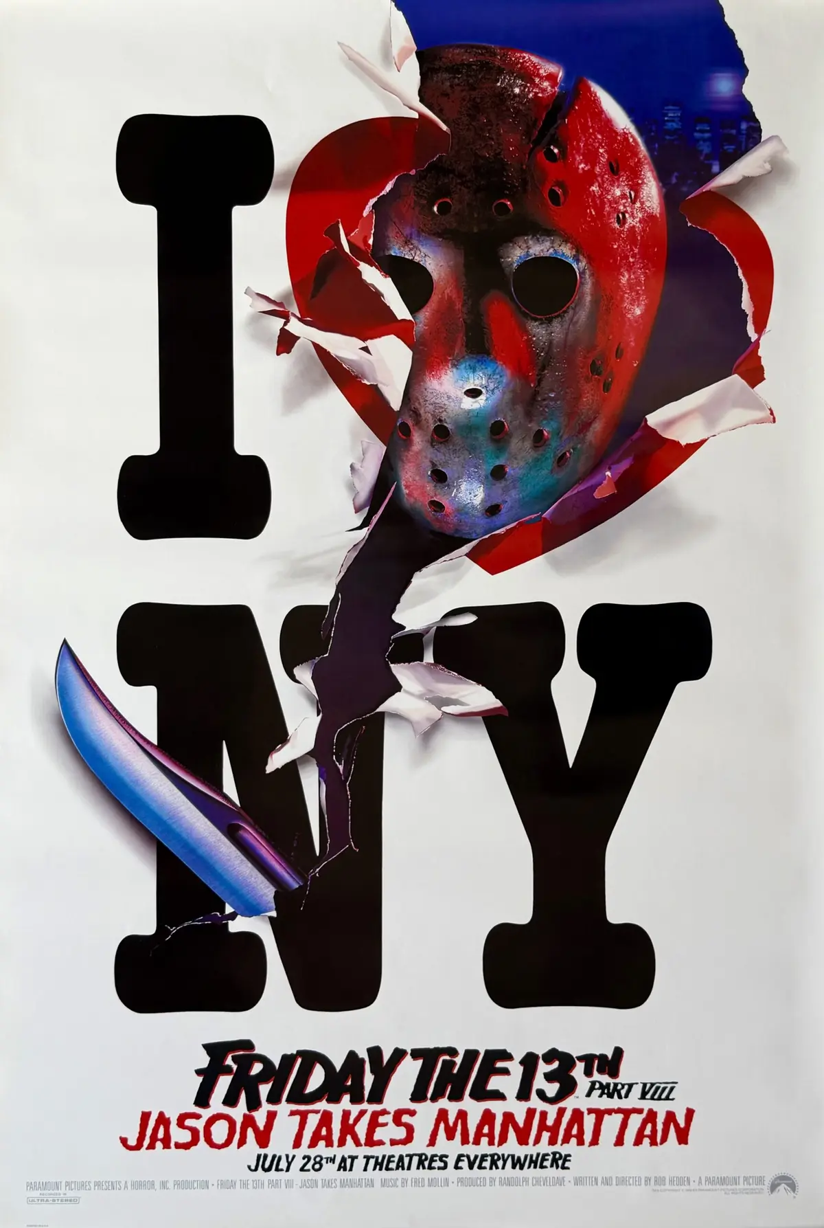 Friday the 13th Part VIII: Jason Takes Manhattan Movie Poster
