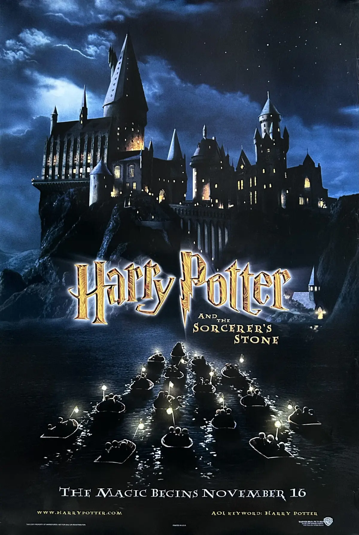 Harry Potter and the Sorcerer's Stone Movie Poster