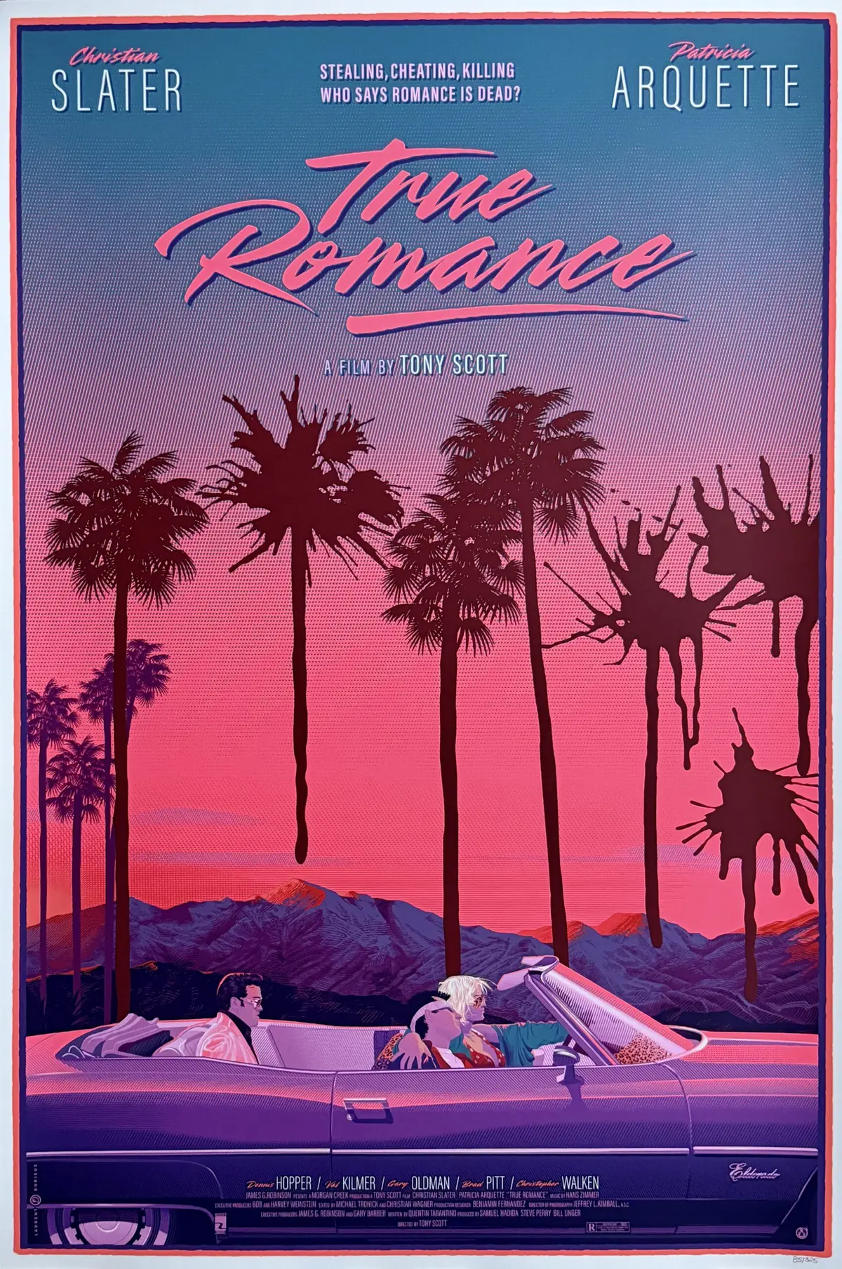 True Romance Alternative Movie Poster - Laurent Durieux