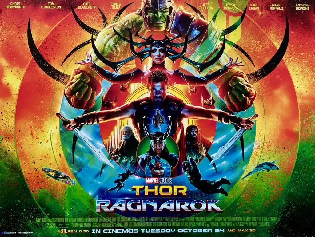 THOR: Ragnarok Movie Poster - Super Hero - Marvel - Loki - Hulk