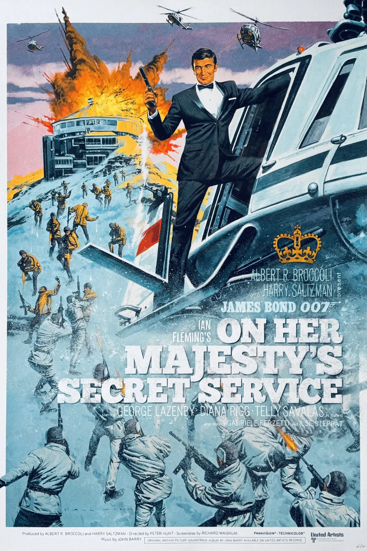 On Her Majesty's Secret Service Alternative Movie Poster - 007
