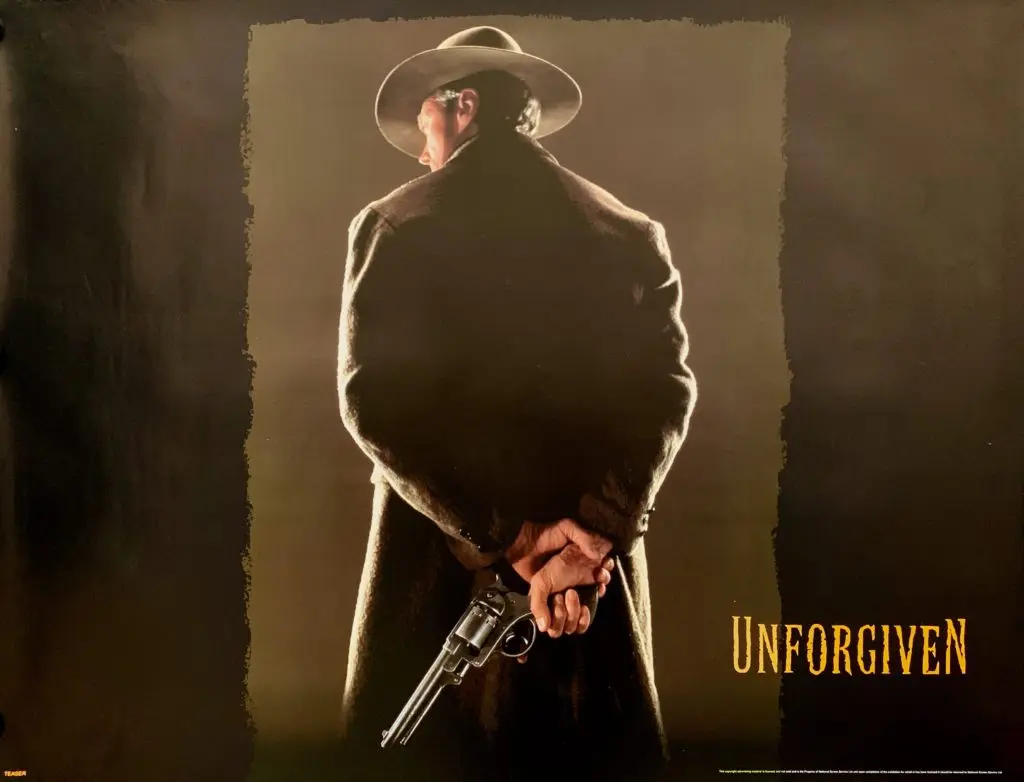 Original Unforgiven Movie Poster - Clint Eastwood - Western