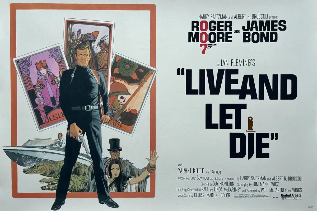 James Bond: Live and Let Die Alternative Movie Poster - 007