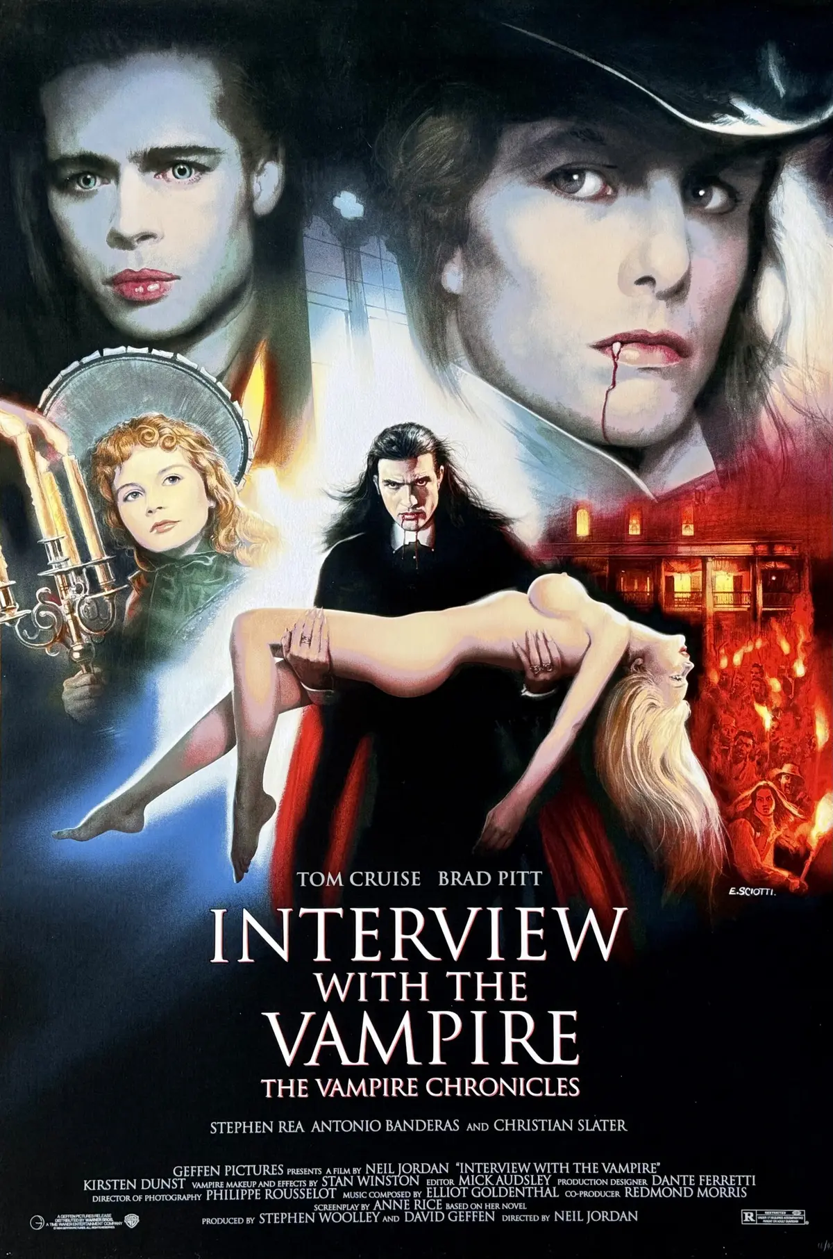 Interview with the Vampire Alternative Movie Poster - Tom Cruise