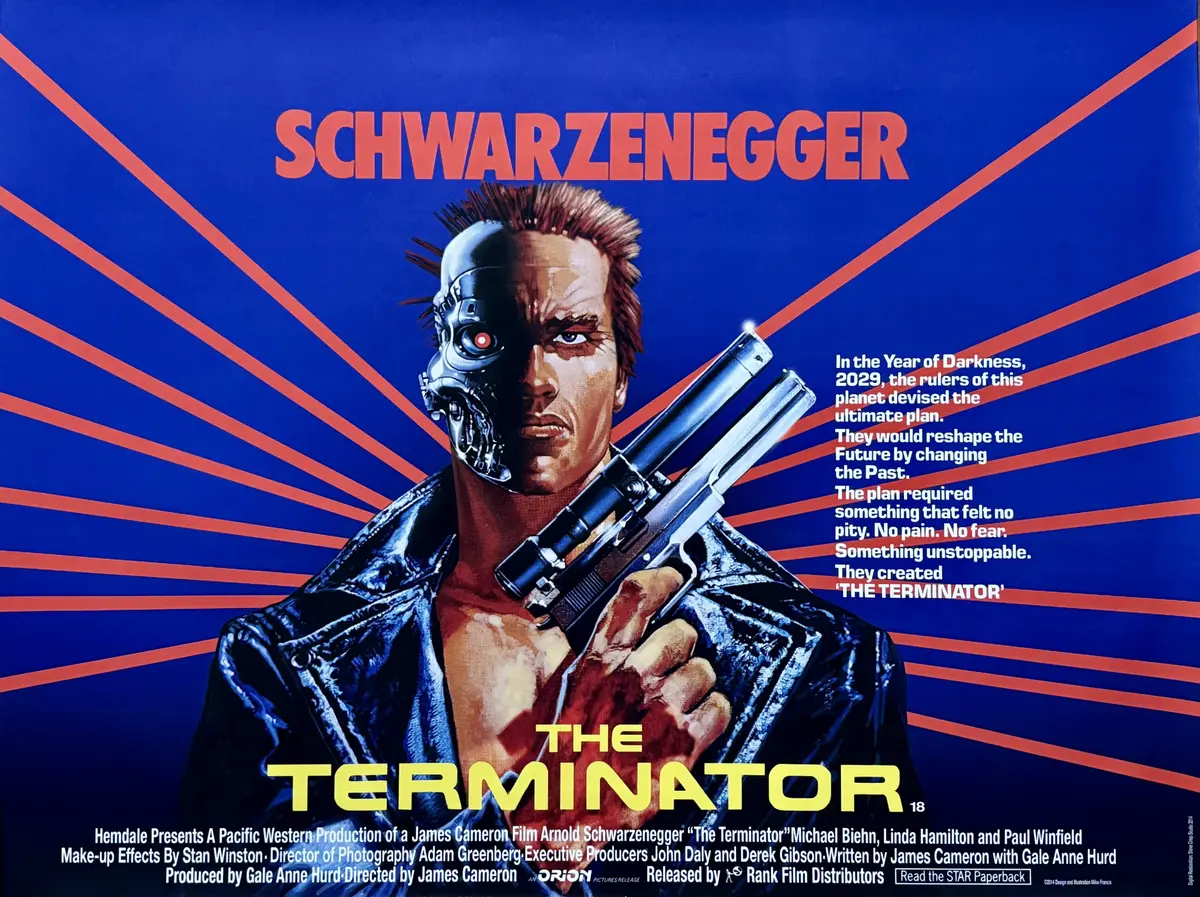 Original The Terminator Movie Poster - Arnold Schwarzenegger