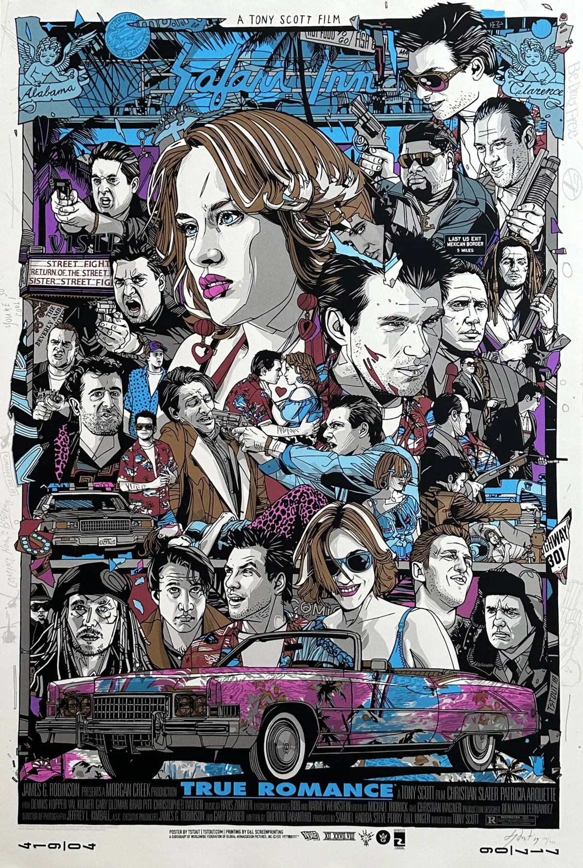 True Romance Alternative Movie Poster - Mondo - Tyler Stout