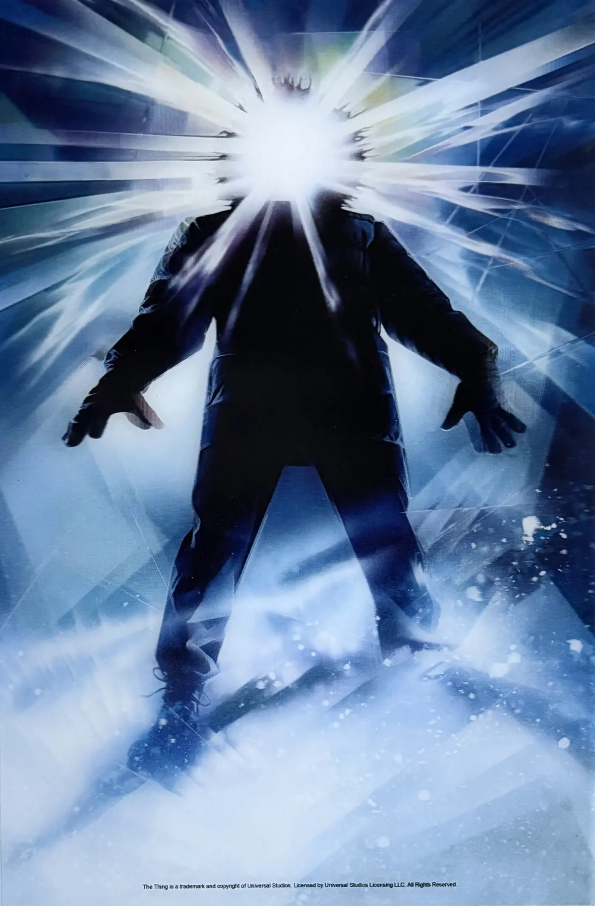 Original John Carpenter's The Thing Movie Poster - Kurt Russell