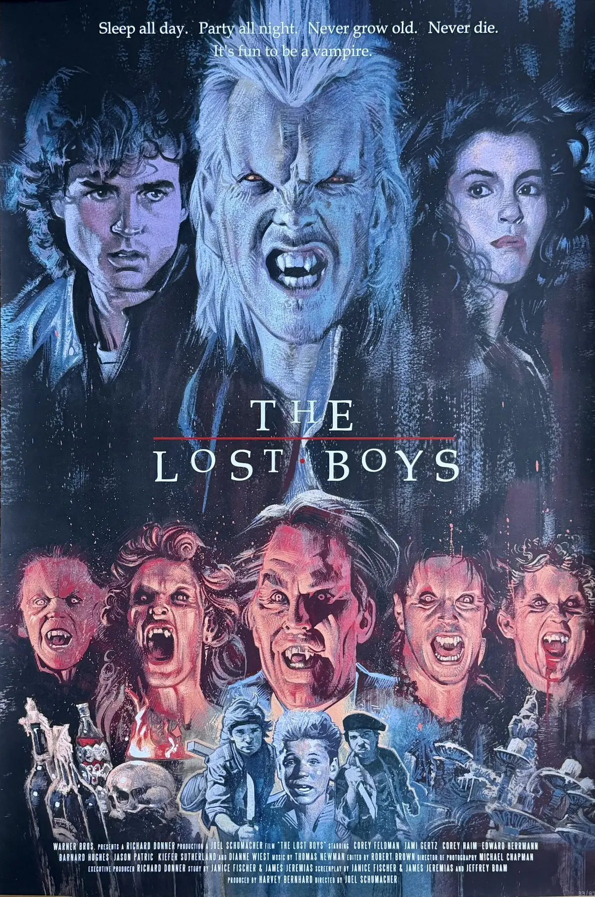 The Lost Boys Alternative Movie Poster - Vampires - Horror