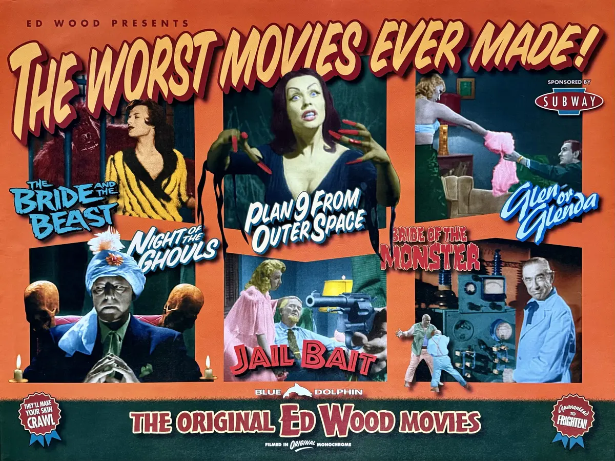 Ed Wood Presents The Worst Movies Ever Made Movie Poster