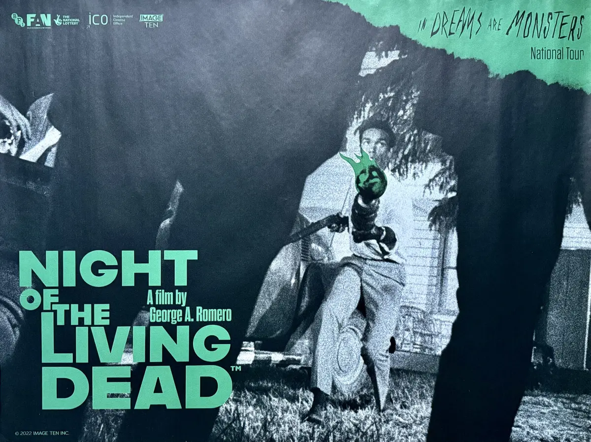 Original Night of the Living Dead Movie Poster - George A Romero