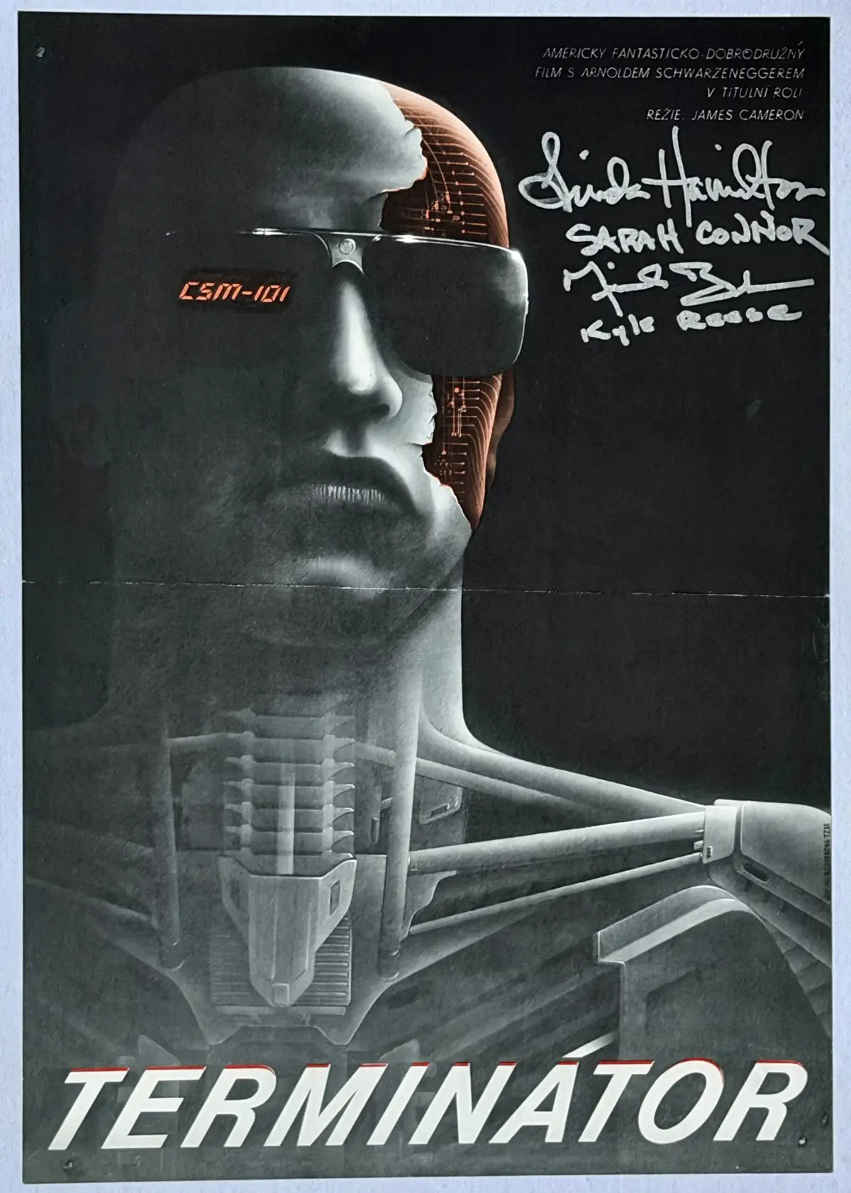 Original The Terminator Movie Poster - Arnold Schwarzenegger