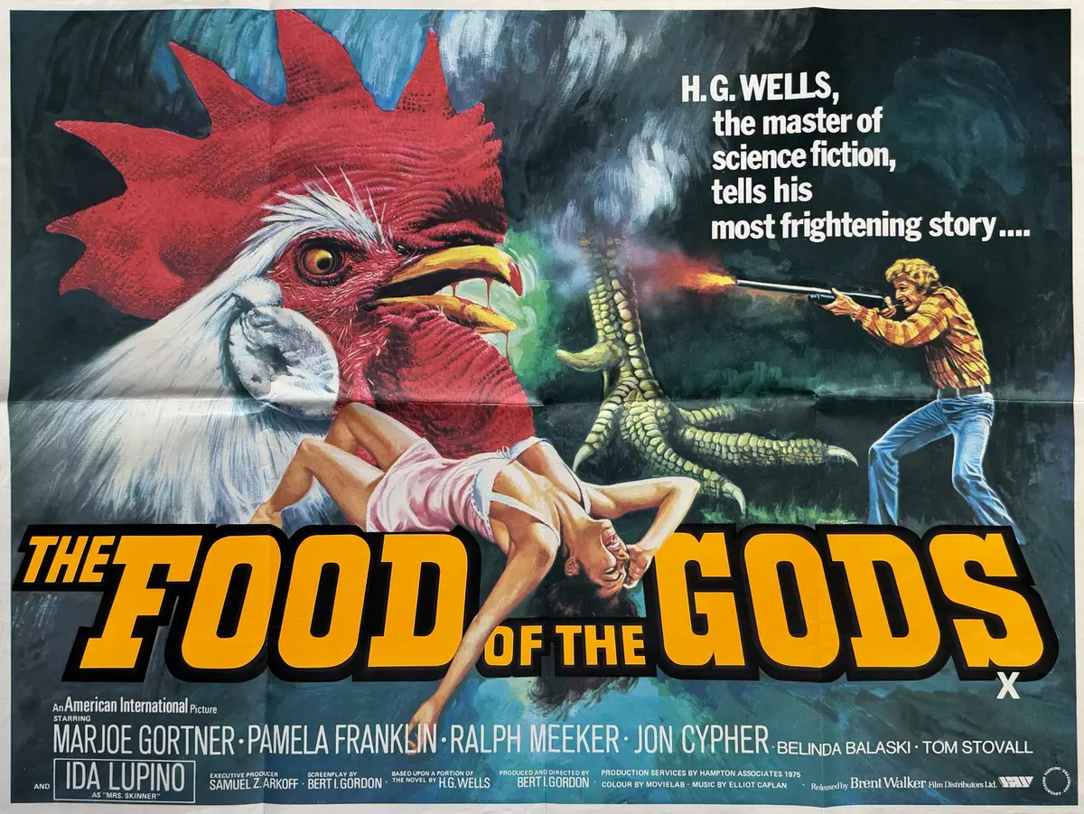 Original Food of the Gods Movie Poster - H G Wells - Horror