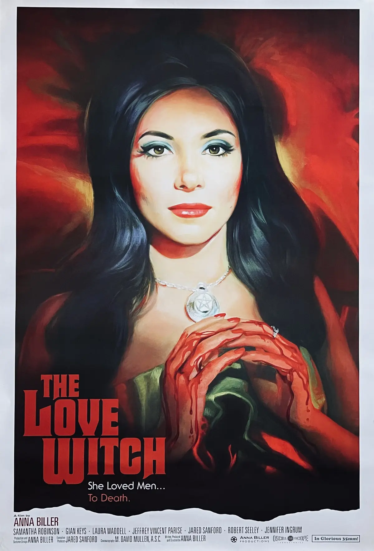 Original The Love Witch Movie Poster - Anna Biller - Samantha Robinson