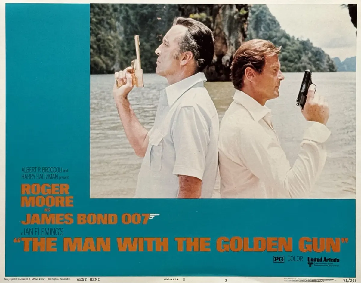James Bond: The Man With The Golden Gun Movie Poster - 007