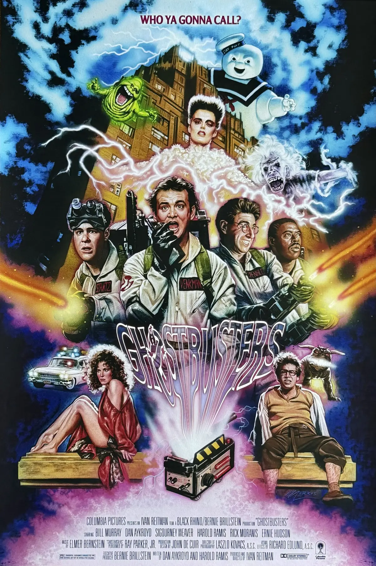 Ghostbusters Alternative Movie Poster - Bill Murray - Ivan Reitman